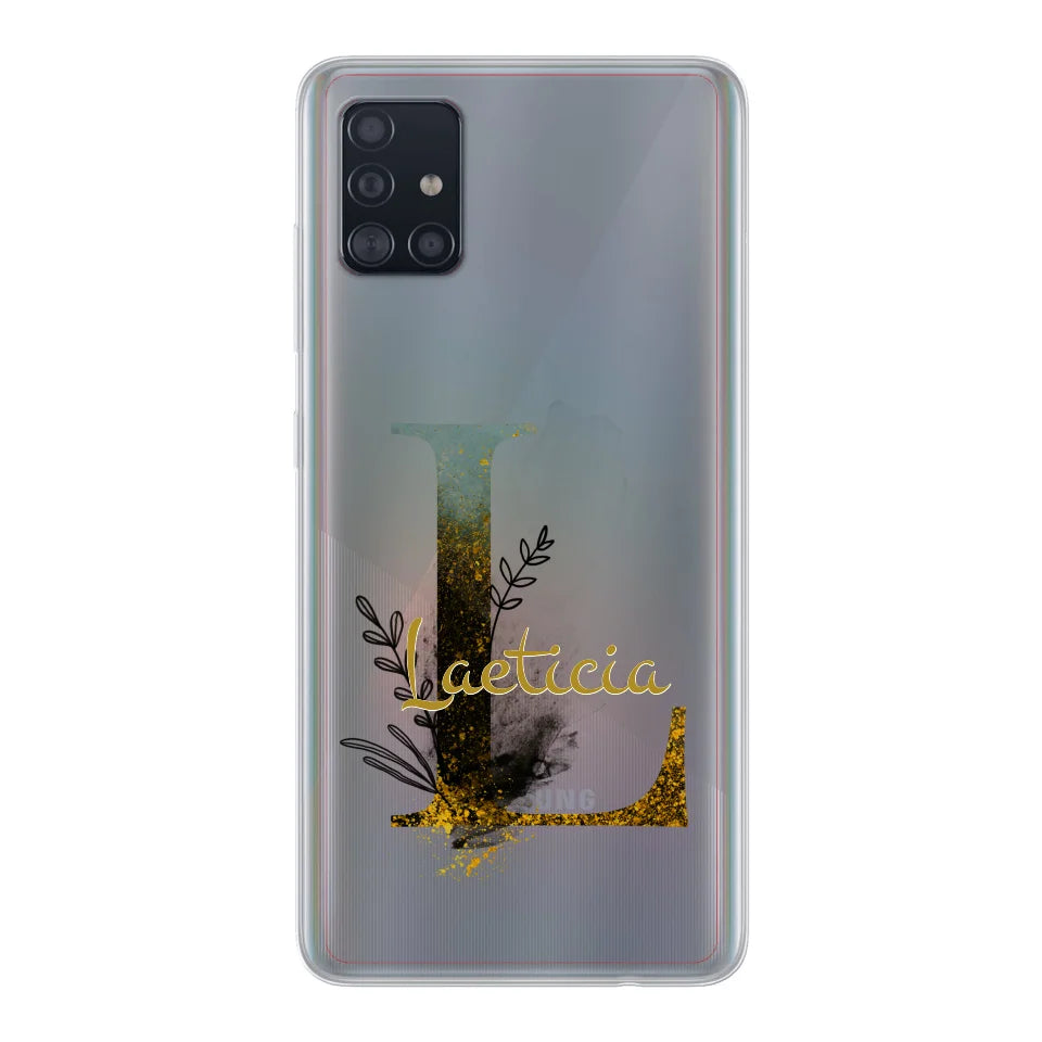 THÈME LETTRES ÉDITION NOIRE - Coque de téléphone personnalisable