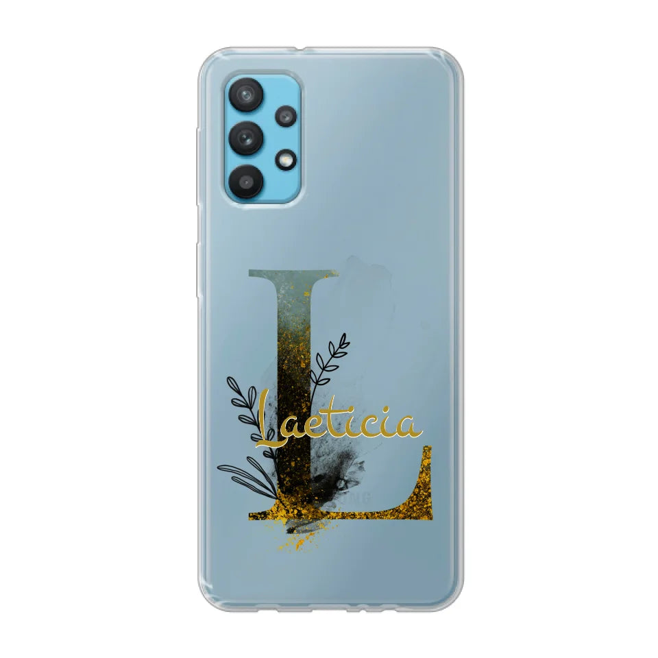 THÈME LETTRES ÉDITION NOIRE - Coque de téléphone personnalisable