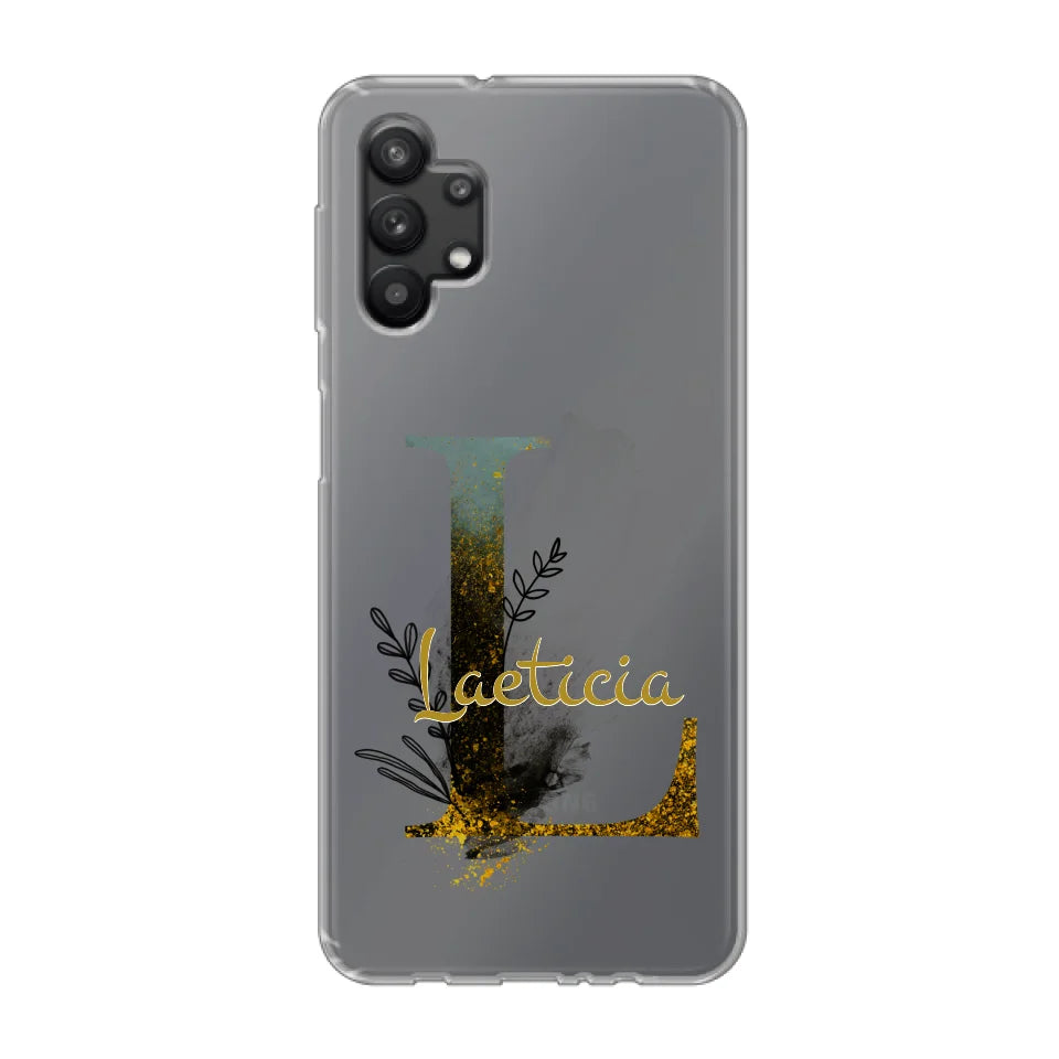 THÈME LETTRES ÉDITION NOIRE - Coque de téléphone personnalisable