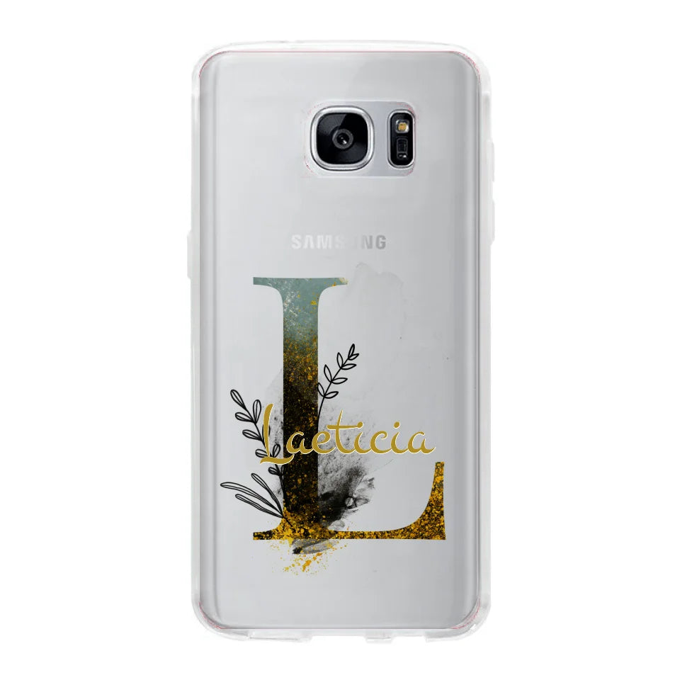 THÈME LETTRES ÉDITION NOIRE - Coque de téléphone personnalisable