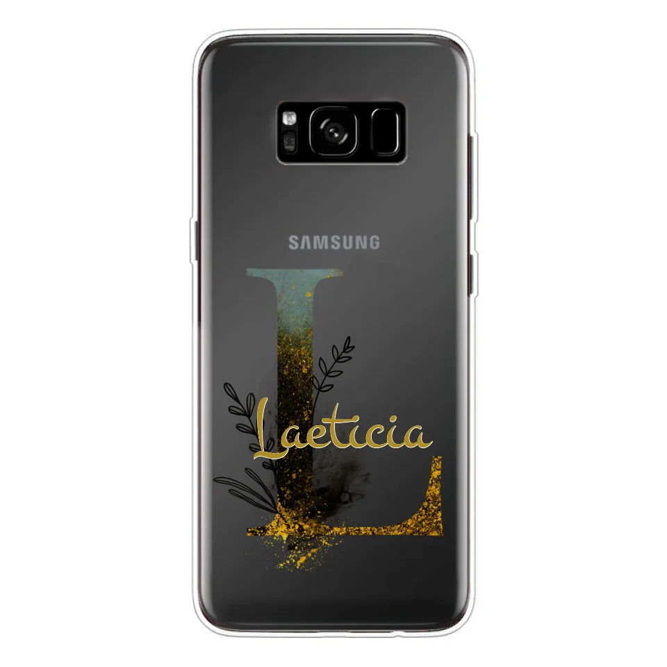 THÈME LETTRES ÉDITION NOIRE - Coque de téléphone personnalisable