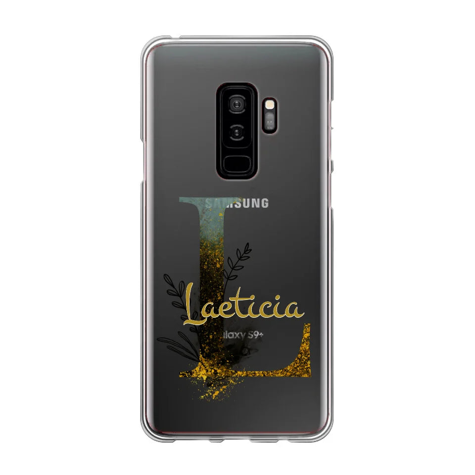 THÈME LETTRES ÉDITION NOIRE - Coque de téléphone personnalisable