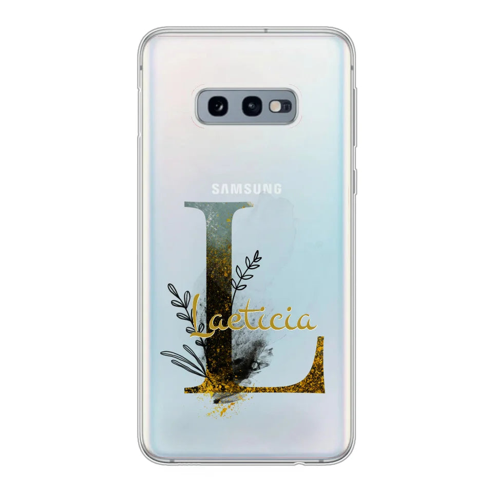 THÈME LETTRES ÉDITION NOIRE - Coque de téléphone personnalisable