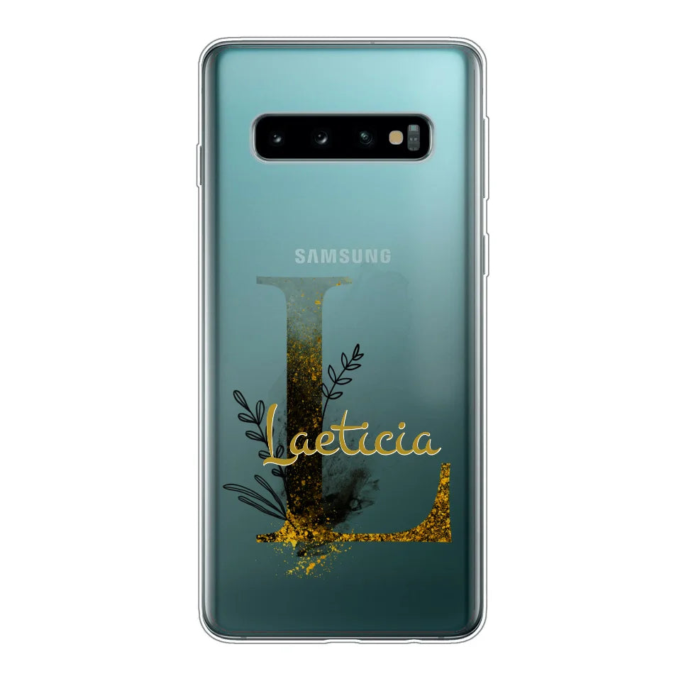 THÈME LETTRES ÉDITION NOIRE - Coque de téléphone personnalisable