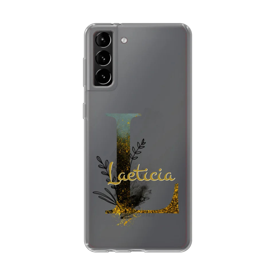 THÈME LETTRES ÉDITION NOIRE - Coque de téléphone personnalisable