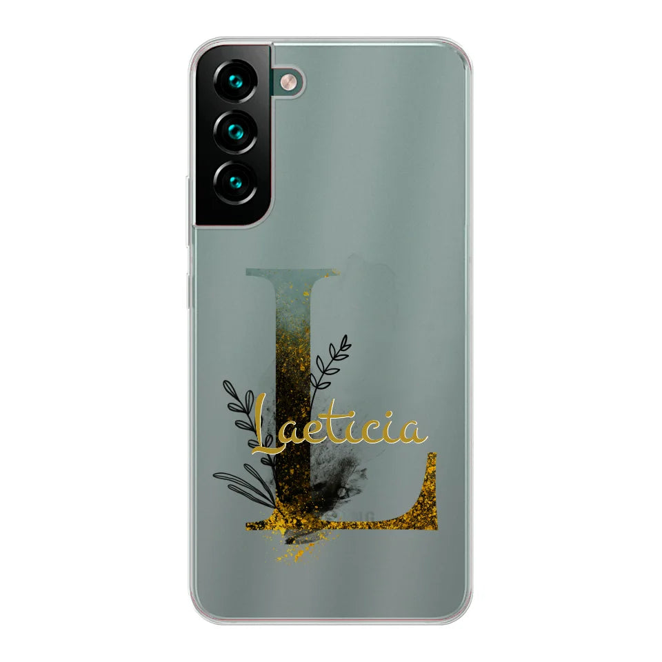 THÈME LETTRES ÉDITION NOIRE - Coque de téléphone personnalisable