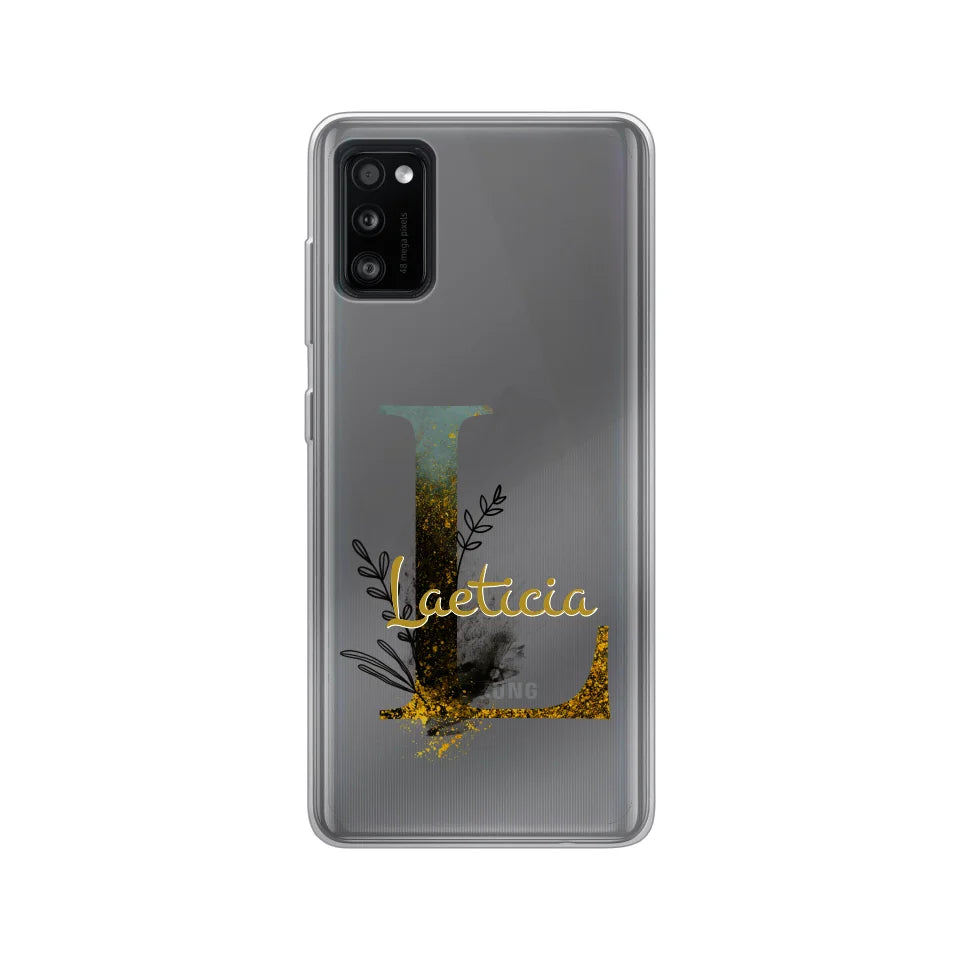 THÈME LETTRES ÉDITION NOIRE - Coque de téléphone personnalisable