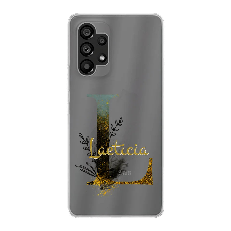 THÈME LETTRES ÉDITION NOIRE - Coque de téléphone personnalisable