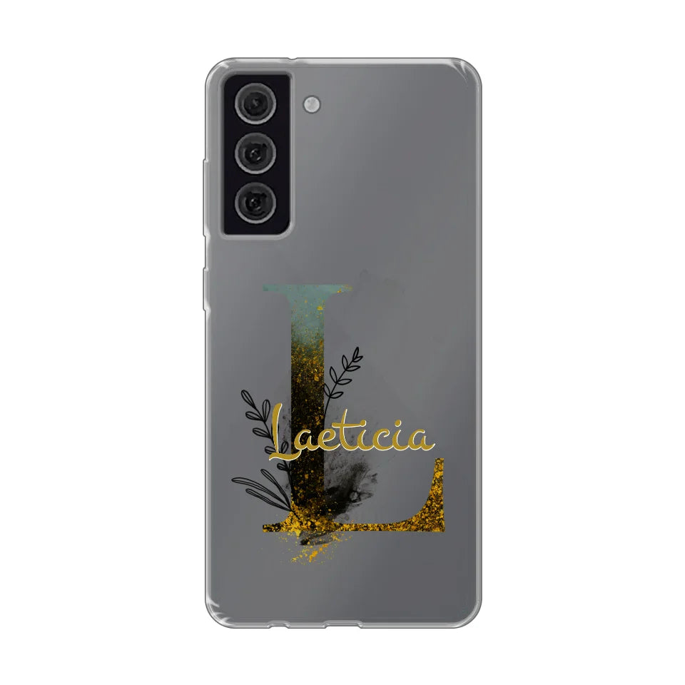 THÈME LETTRES ÉDITION NOIRE - Coque de téléphone personnalisable