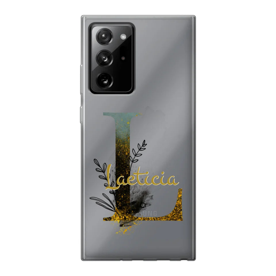 THÈME LETTRES ÉDITION NOIRE - Coque de téléphone personnalisable