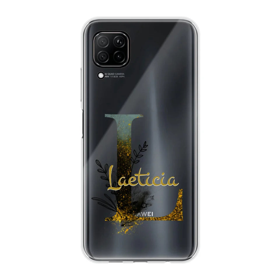 THÈME LETTRES ÉDITION NOIRE - Coque de téléphone personnalisable