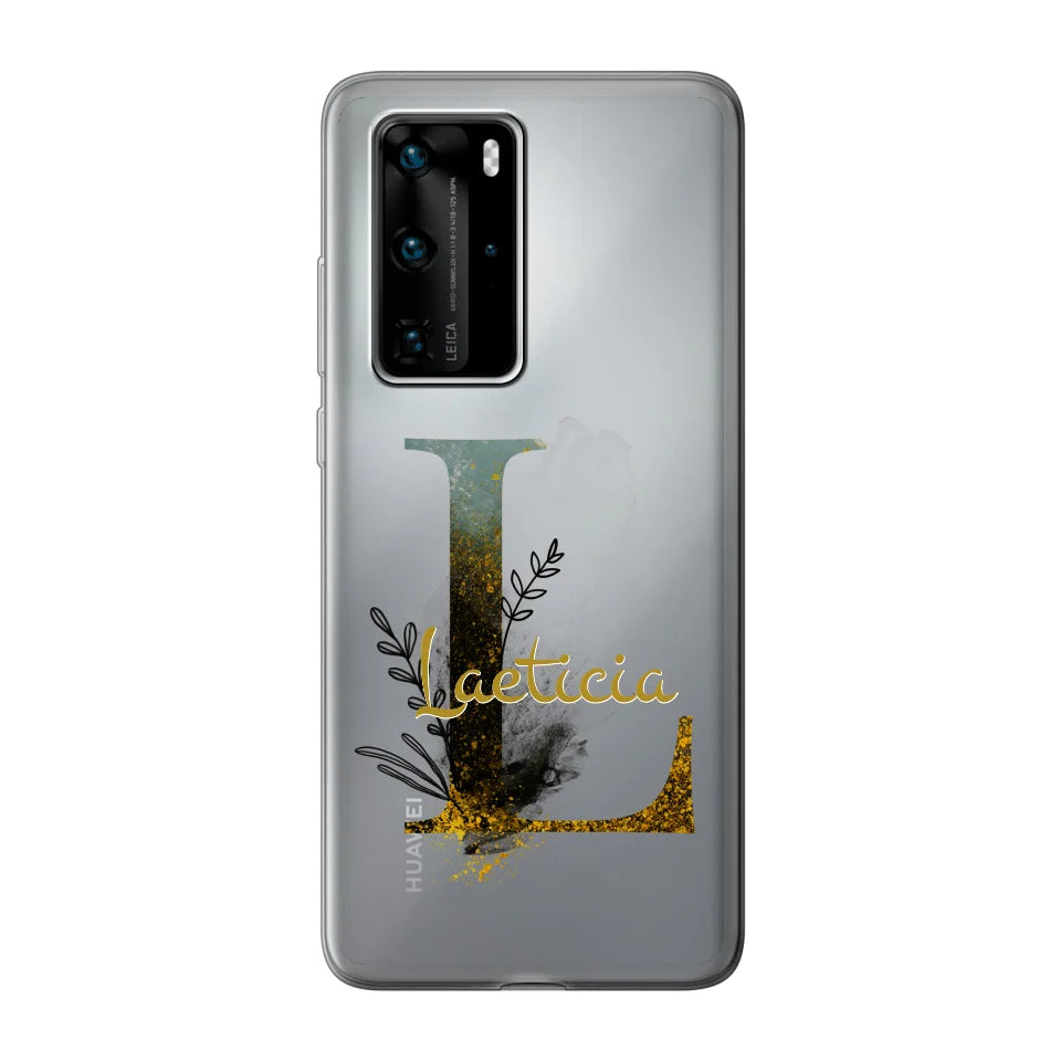 THÈME LETTRES ÉDITION NOIRE - Coque de téléphone personnalisable