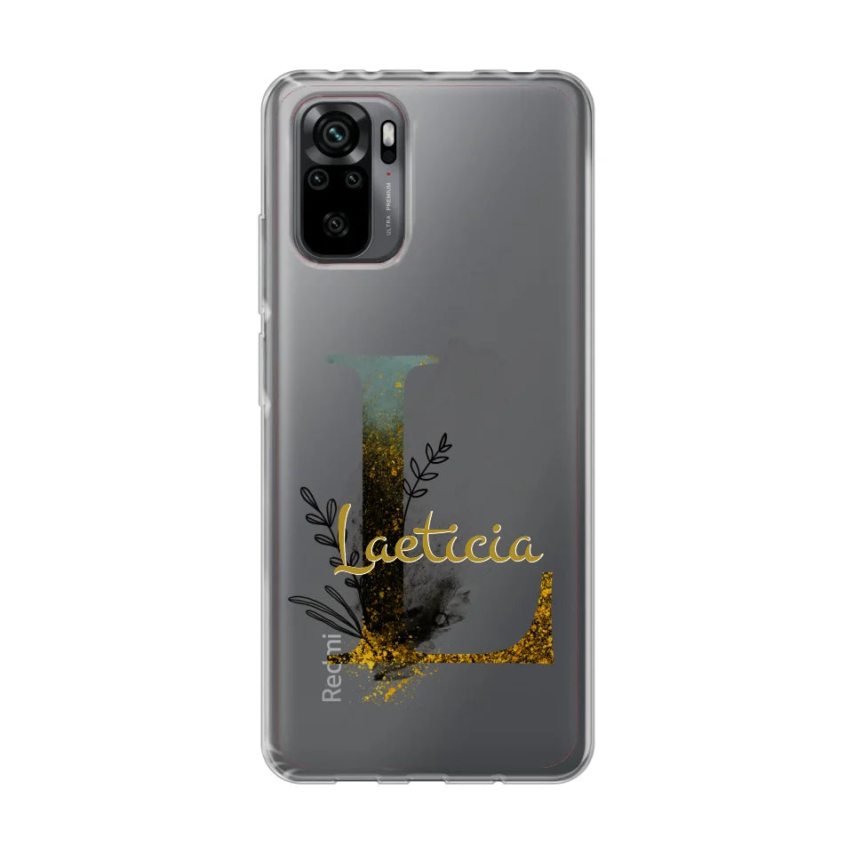 THÈME LETTRES ÉDITION NOIRE - Coque de téléphone personnalisable