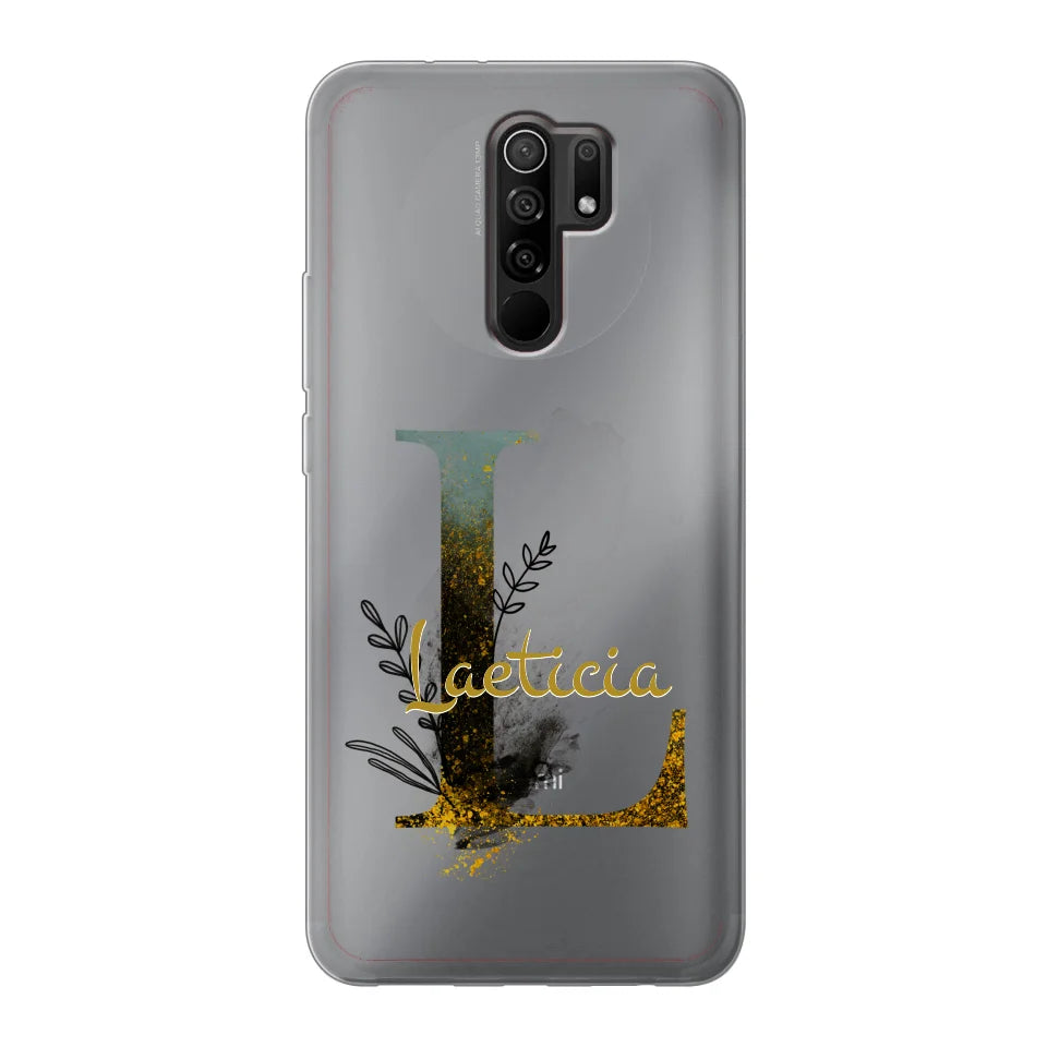 THÈME LETTRES ÉDITION NOIRE - Coque de téléphone personnalisable