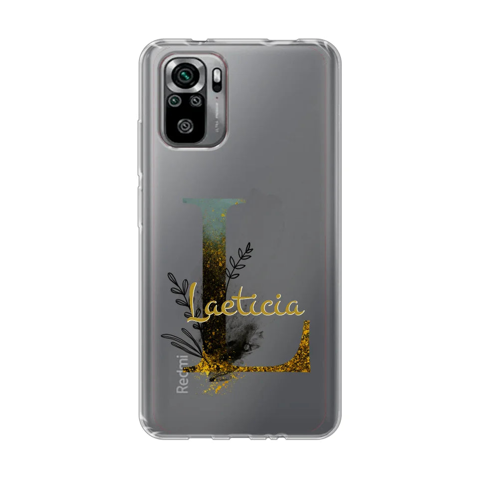 THÈME LETTRES ÉDITION NOIRE - Coque de téléphone personnalisable