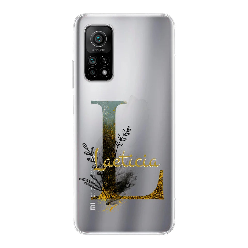 THÈME LETTRES ÉDITION NOIRE - Coque de téléphone personnalisable