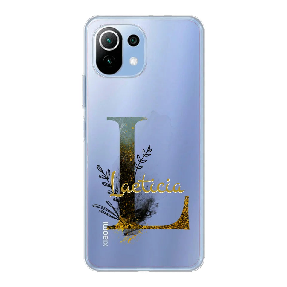 THÈME LETTRES ÉDITION NOIRE - Coque de téléphone personnalisable