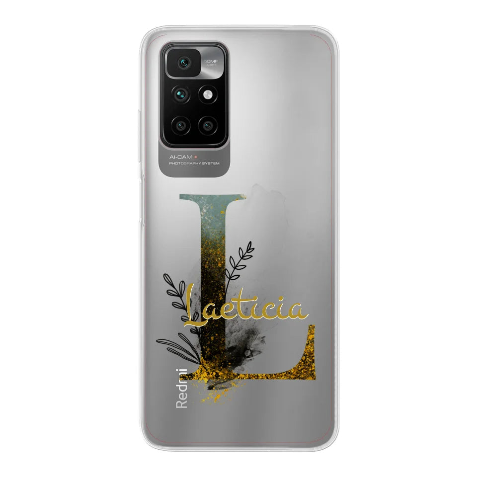 THÈME LETTRES ÉDITION NOIRE - Coque de téléphone personnalisable