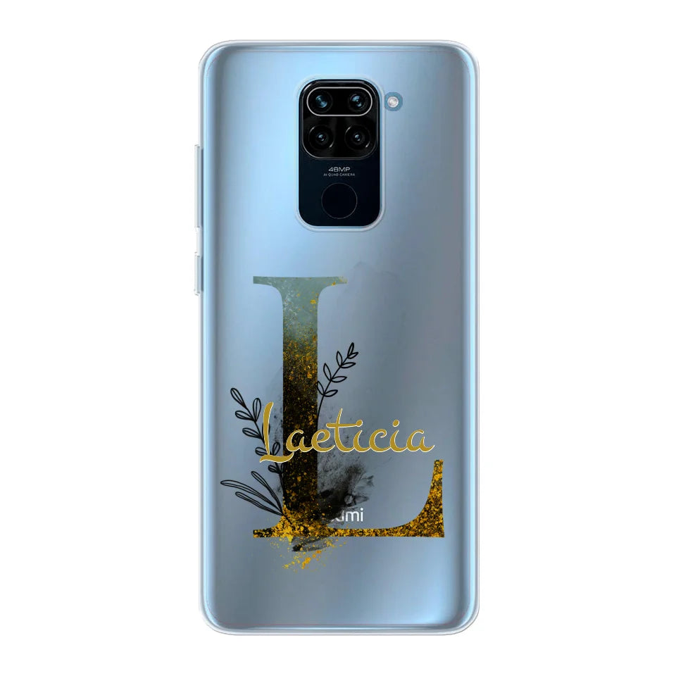 THÈME LETTRES ÉDITION NOIRE - Coque de téléphone personnalisable