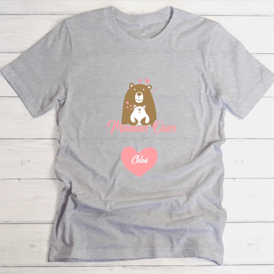 Maman Ours - T-shirt personnalisable
