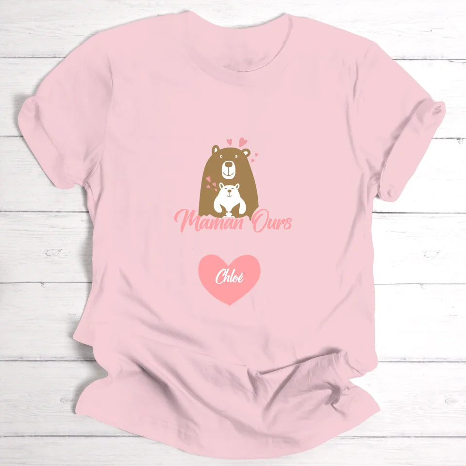 Maman Ours - T-shirt personnalisable