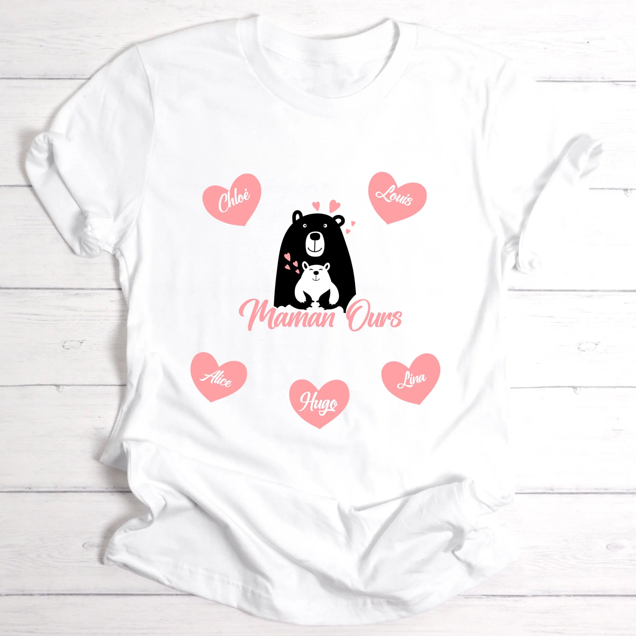 Maman Ours - T-shirt personnalisable
