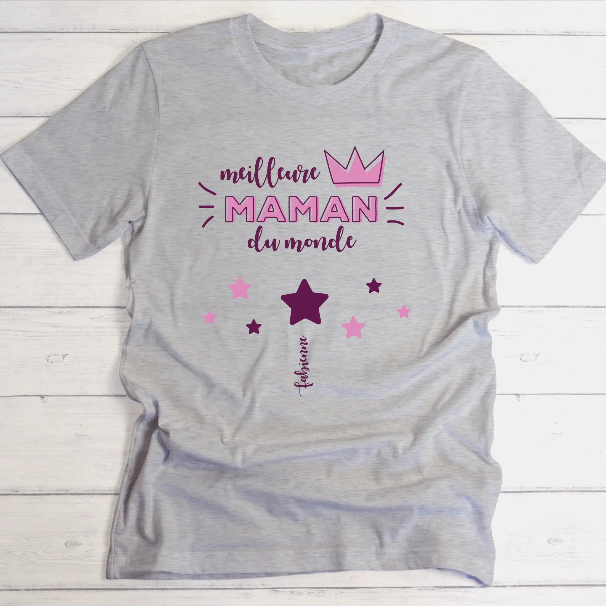 Meilleure Maman du monde - T-shirt personnalisable