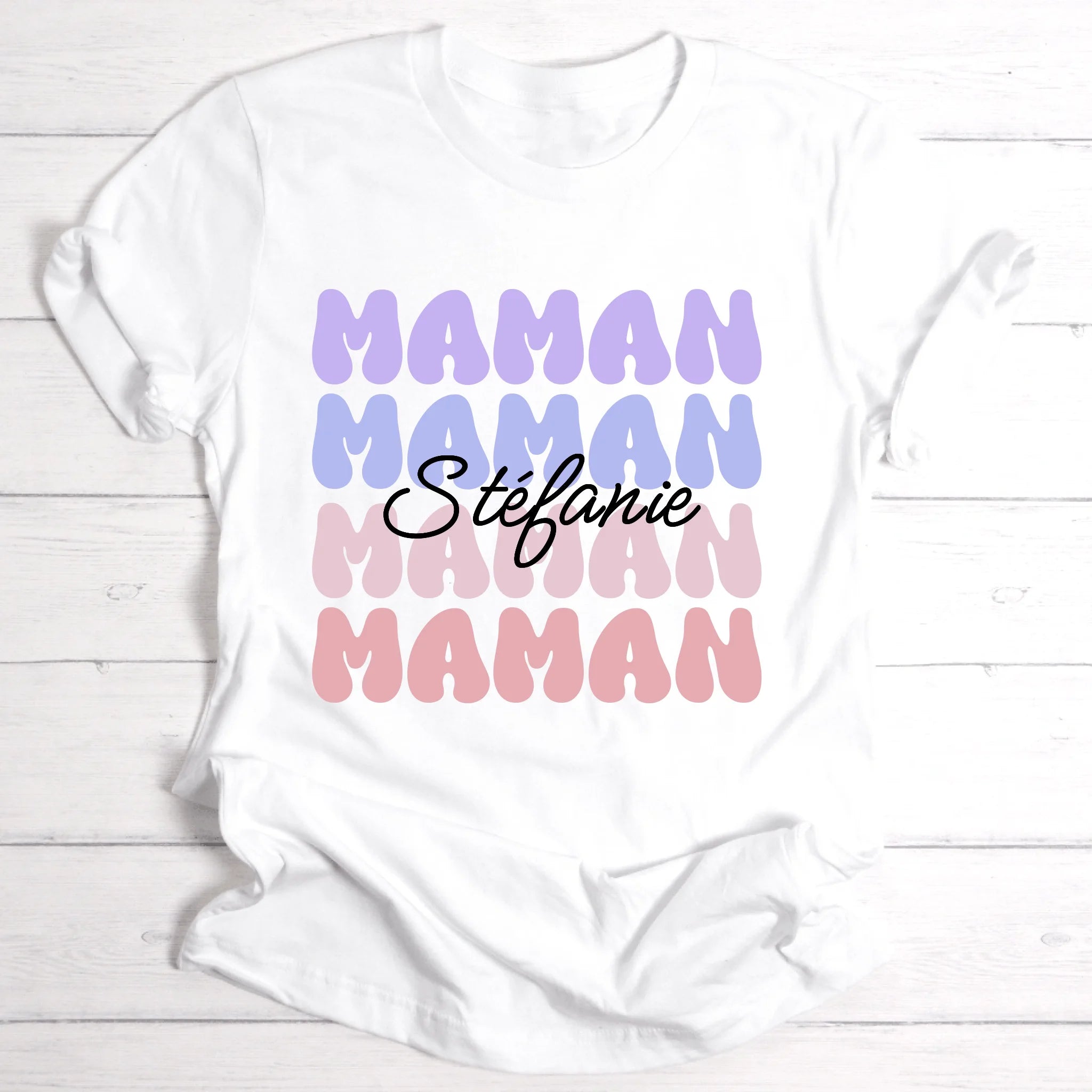Maman - T-shirt personnalisé