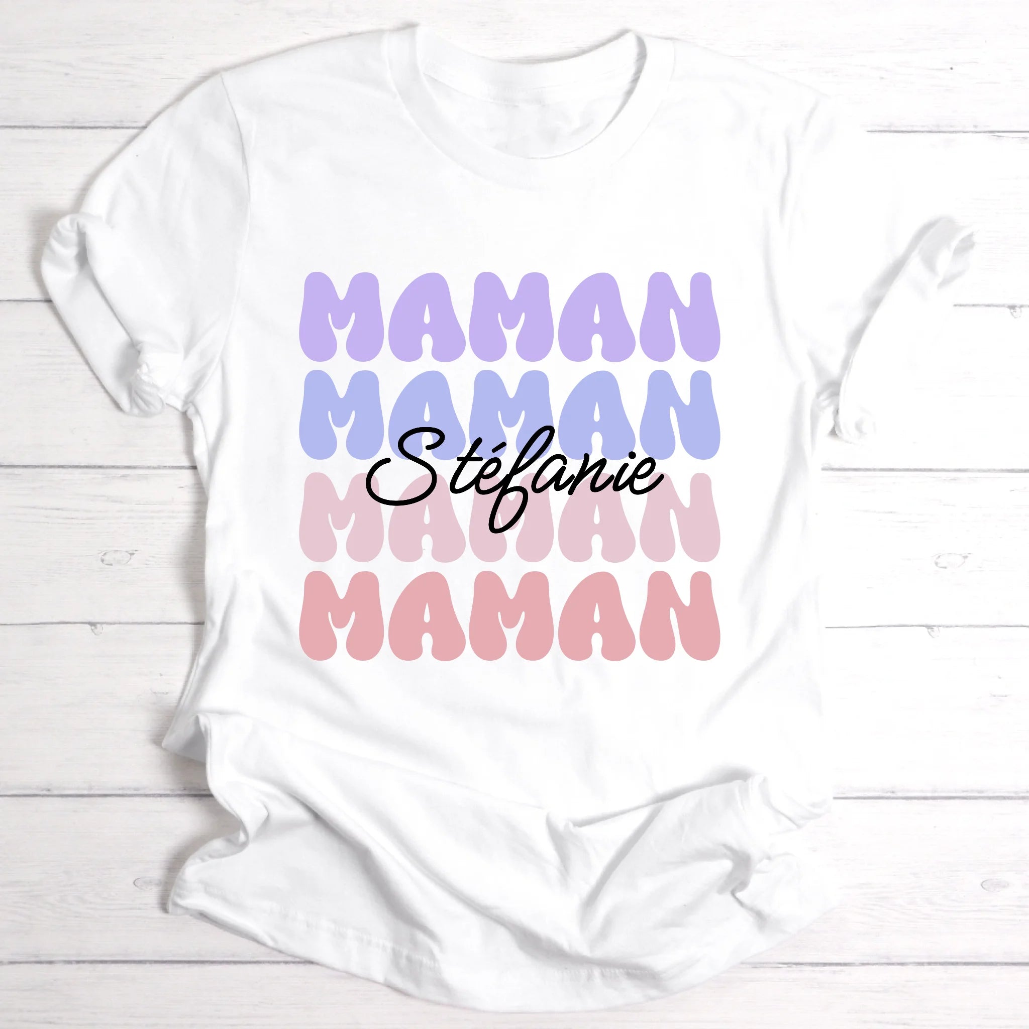Maman - T-shirt personnalisé