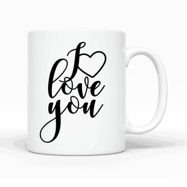 Design du couple - Mug personnalisé