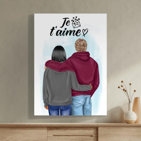 Couple - Affiche personnalisée