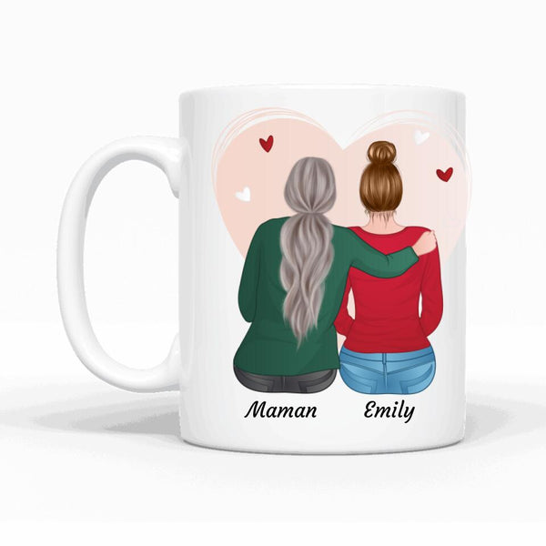 Maman et fille - Mug personnalisé