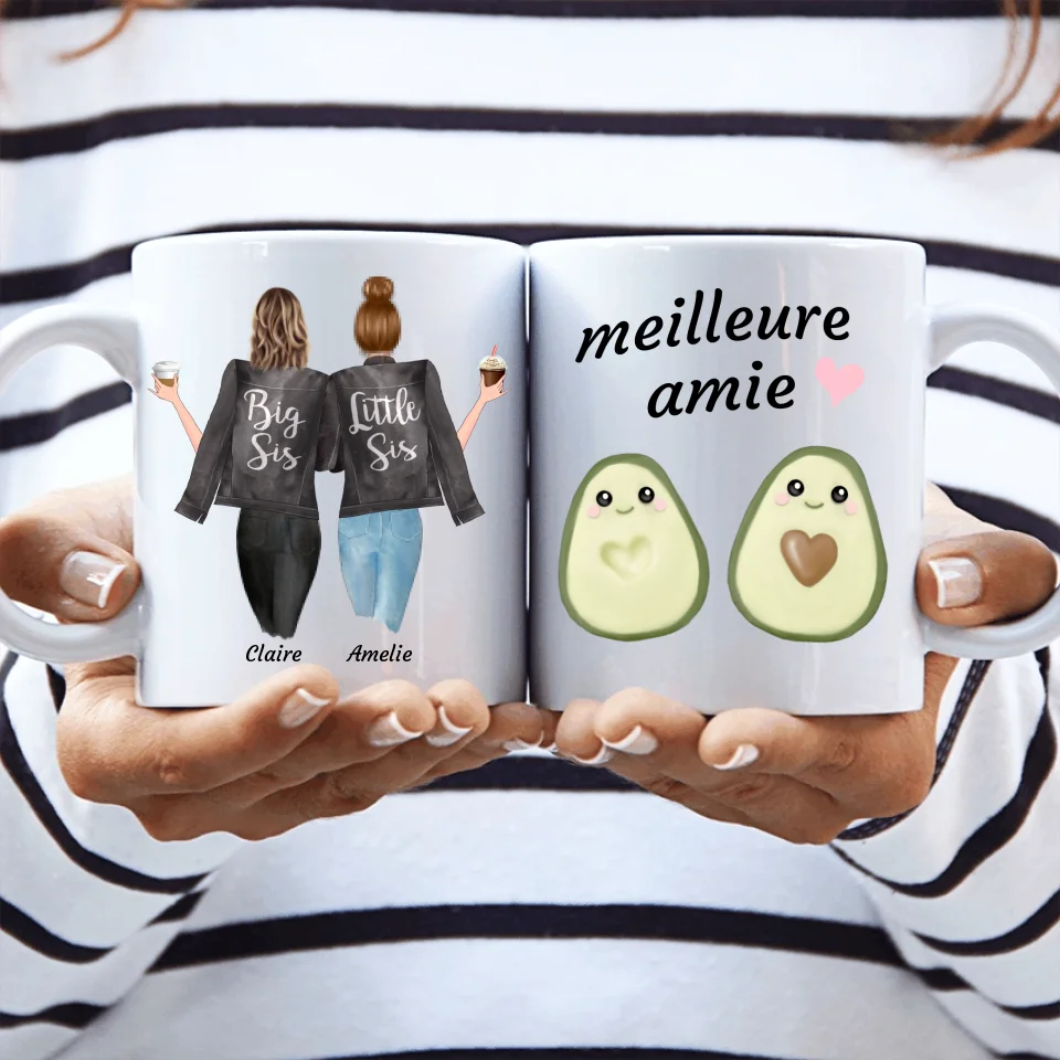 Meilleures amies  - Mug personnalisé