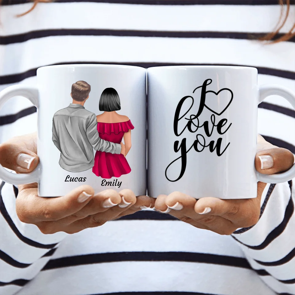 Couple amoureux - Mug personnalisé