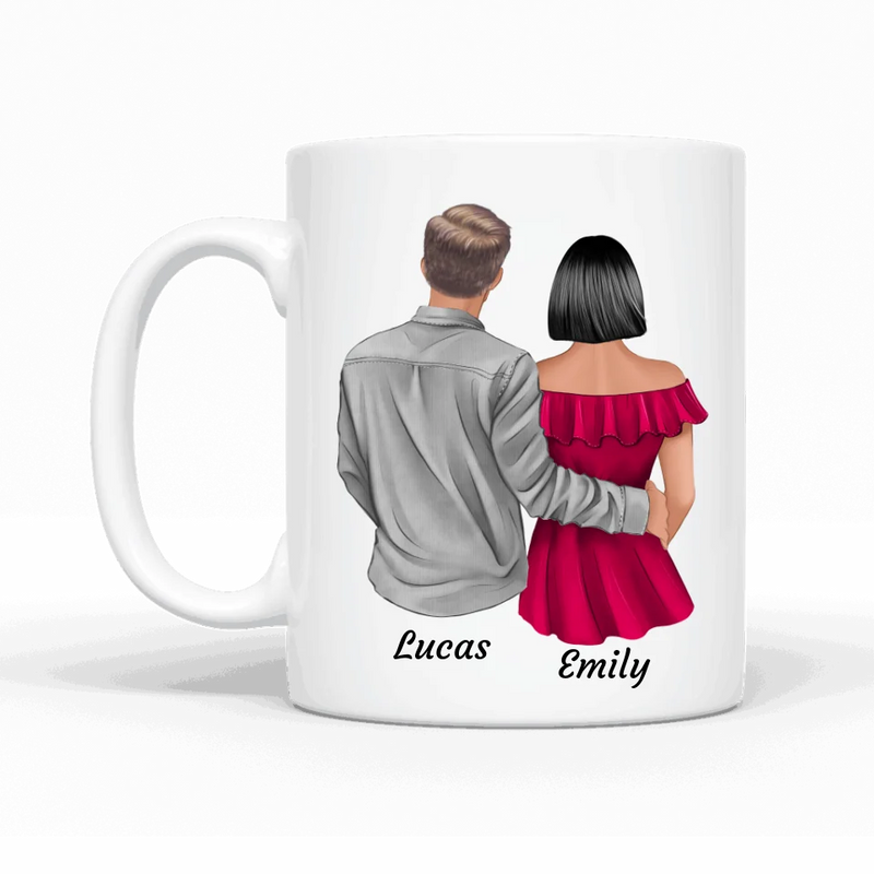 Couple amoureux - Mug personnalisé