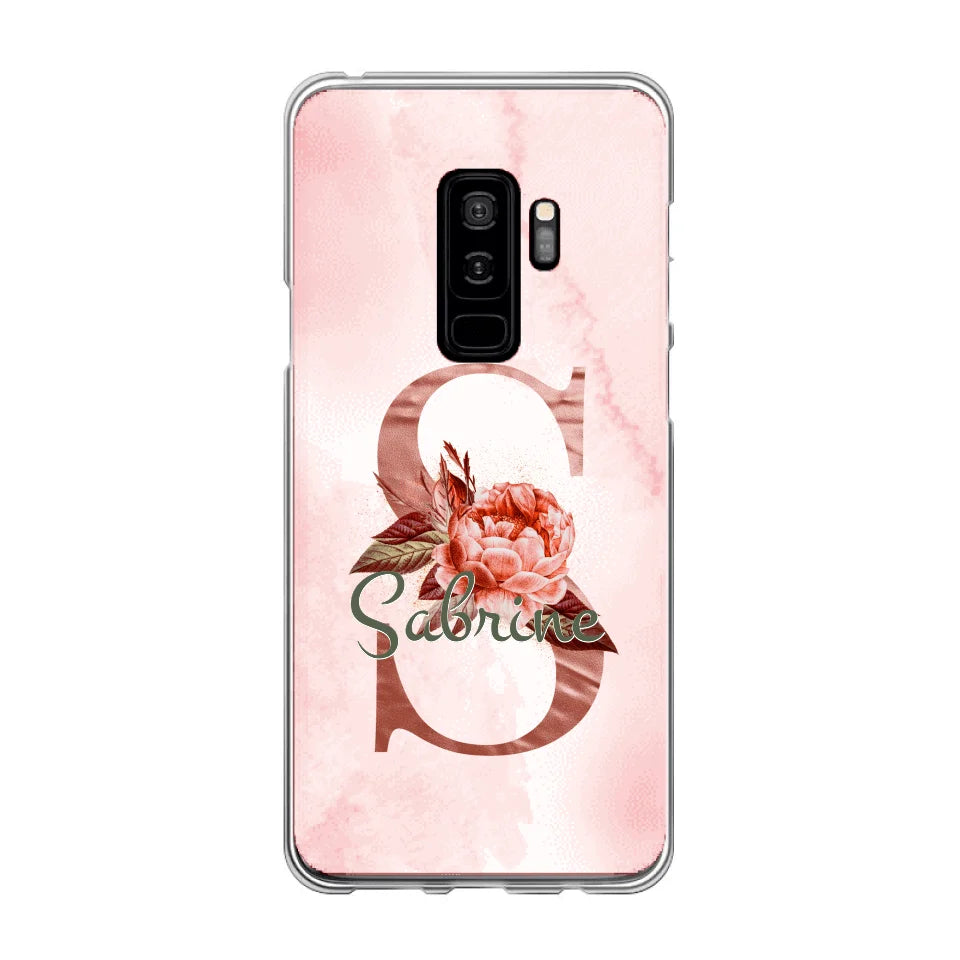 THÈME LETTRES ÉDITION ROSE - Coque de téléphone personnalisable