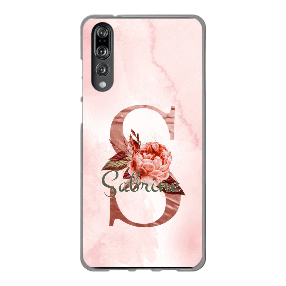 THÈME LETTRES ÉDITION ROSE - Coque de téléphone personnalisable