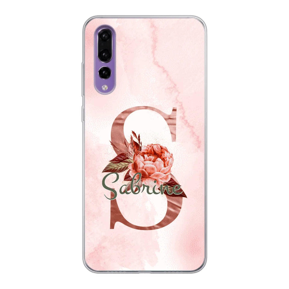THÈME LETTRES ÉDITION ROSE - Coque de téléphone personnalisable