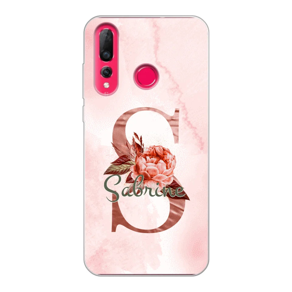 THÈME LETTRES ÉDITION ROSE - Coque de téléphone personnalisable