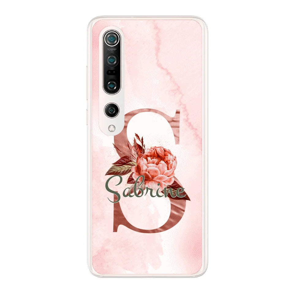 THÈME LETTRES ÉDITION ROSE - Coque de téléphone personnalisable