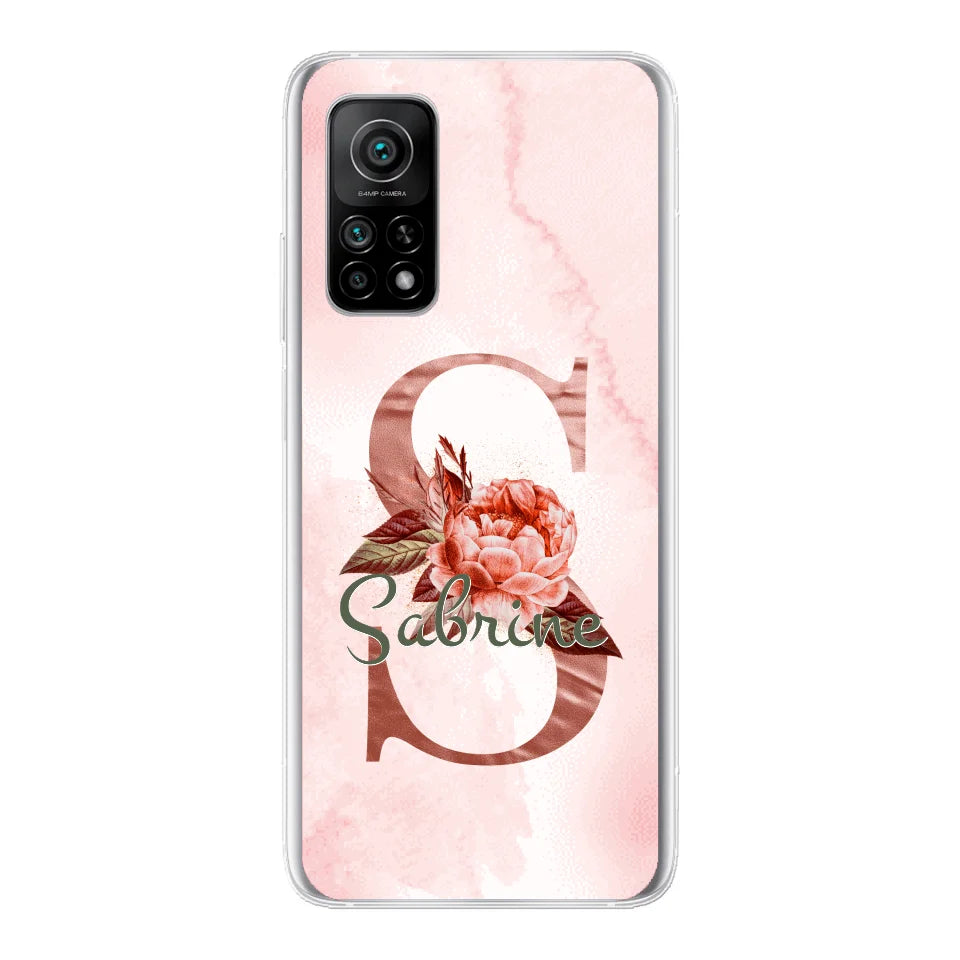 THÈME LETTRES ÉDITION ROSE - Coque de téléphone personnalisable