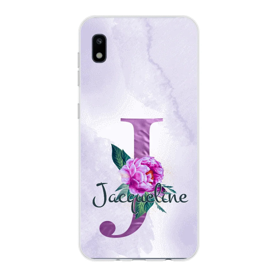 THÈME LETTRES ÉDITION violette - Coque de téléphone personnalisable