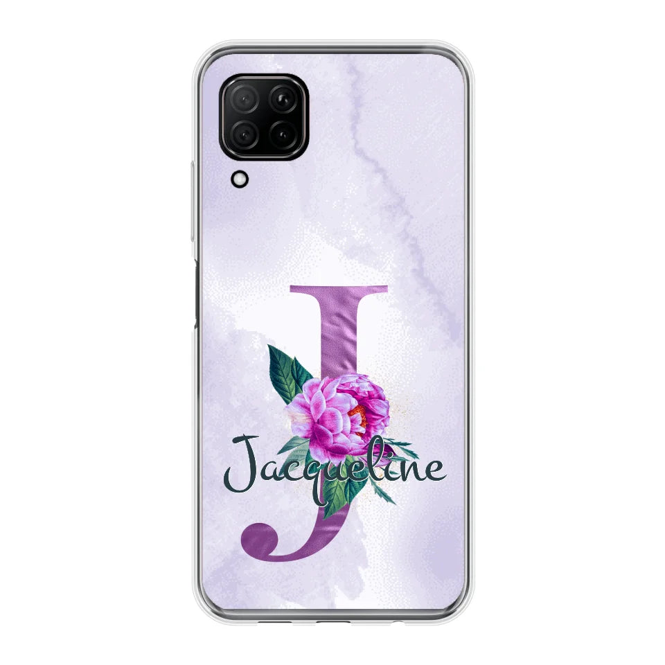 THÈME LETTRES ÉDITION violette - Coque de téléphone personnalisable