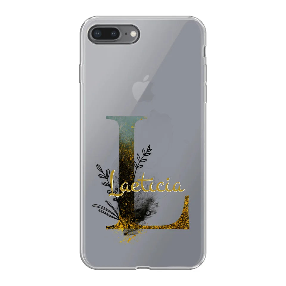 THÈME LETTRES ÉDITION NOIRE - Coque de téléphone personnalisable