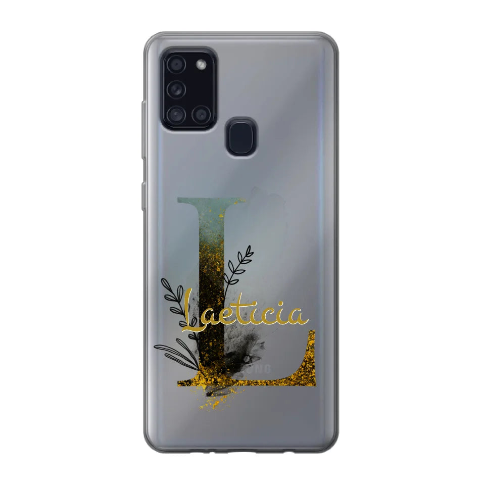 THÈME LETTRES ÉDITION NOIRE - Coque de téléphone personnalisable