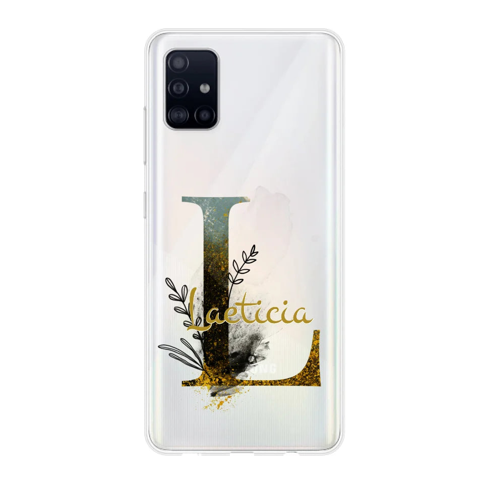 THÈME LETTRES ÉDITION NOIRE - Coque de téléphone personnalisable