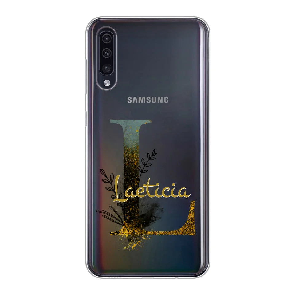 THÈME LETTRES ÉDITION NOIRE - Coque de téléphone personnalisable