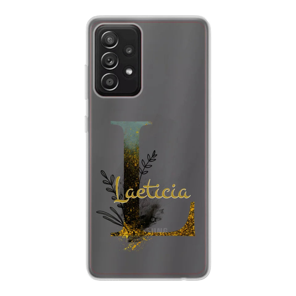 THÈME LETTRES ÉDITION NOIRE - Coque de téléphone personnalisable