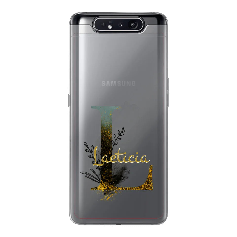 THÈME LETTRES ÉDITION NOIRE - Coque de téléphone personnalisable