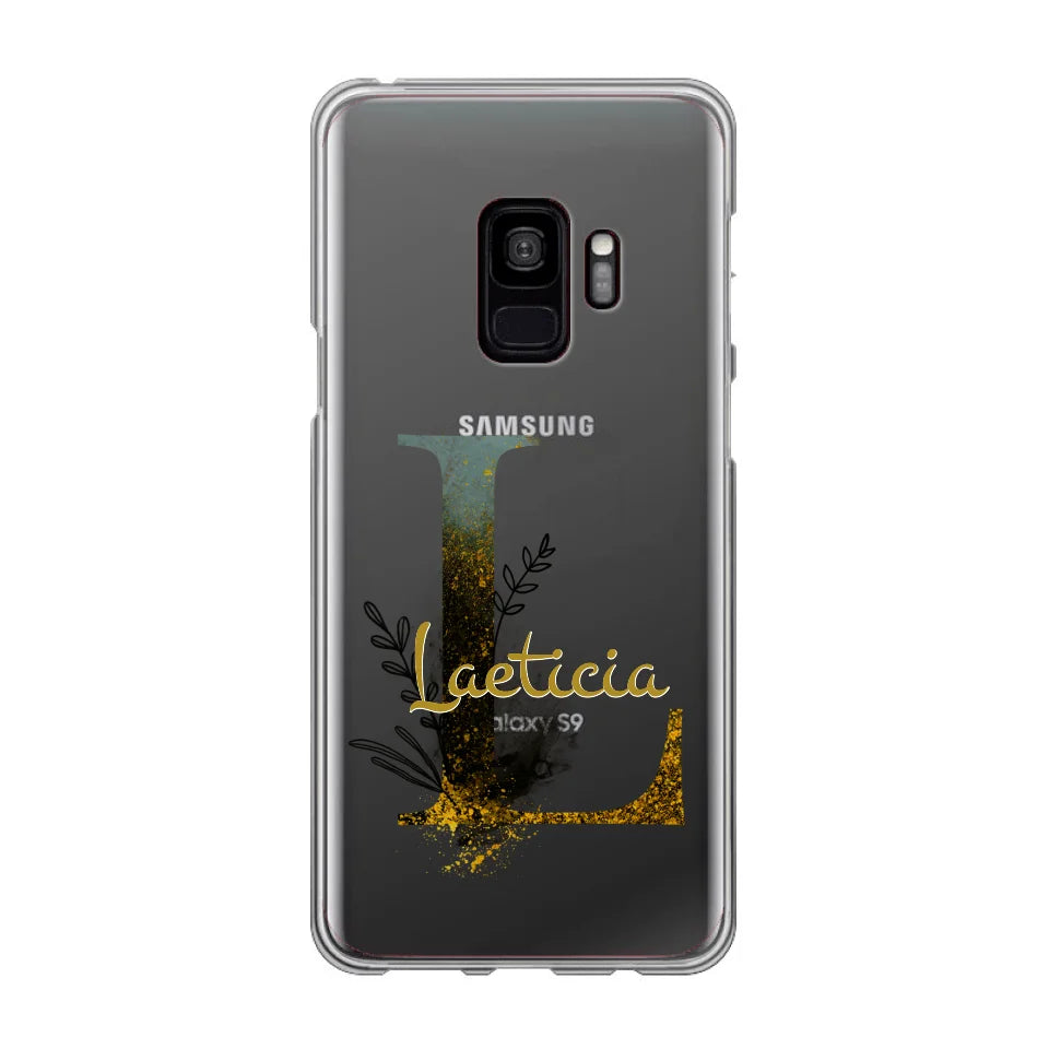 THÈME LETTRES ÉDITION NOIRE - Coque de téléphone personnalisable